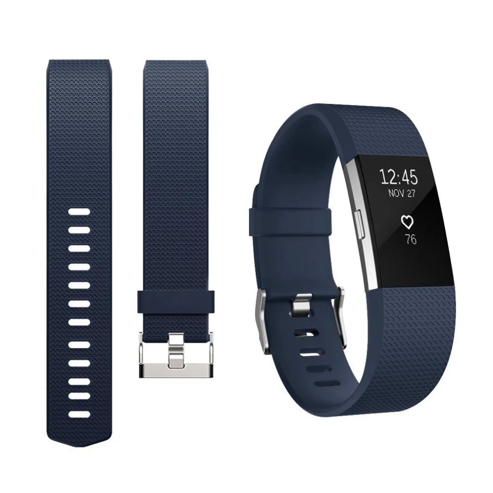 for Fitbit Charge 2 wristband replacement silicone band