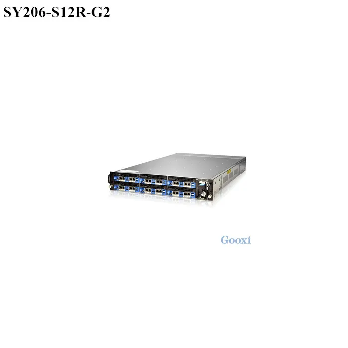 Micro Blade Server Barebone 2U Micro-Cloud Gooxi SY206-S12R-G2