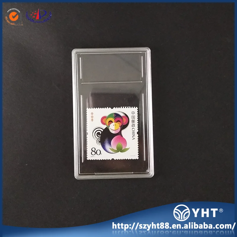 
Customized new designed OEM transparent acrylic Stamp Display Slabs 