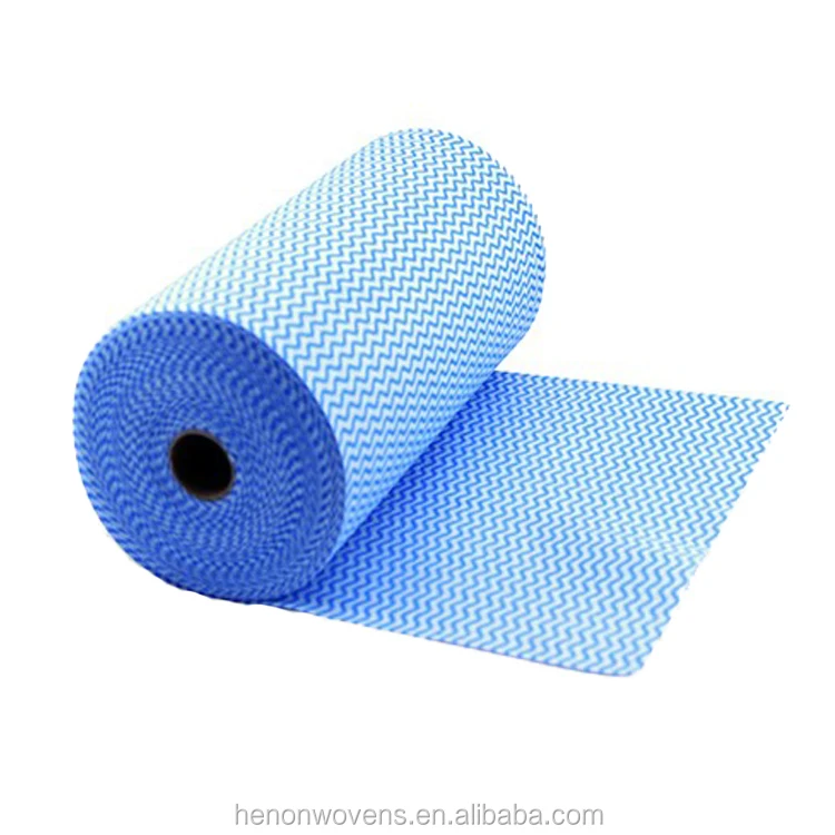 wholesale wavyline 70% polyester 30% viscose fabric kitchen cleaning cloths wipe