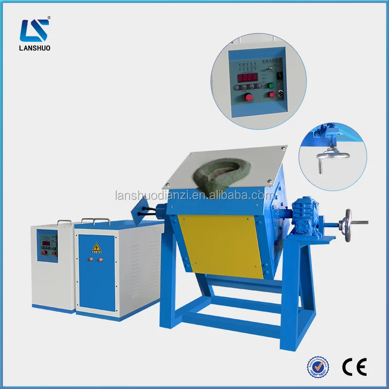Small Gold Silver Copper Melting Furnace, Induction Metal Melting Machine