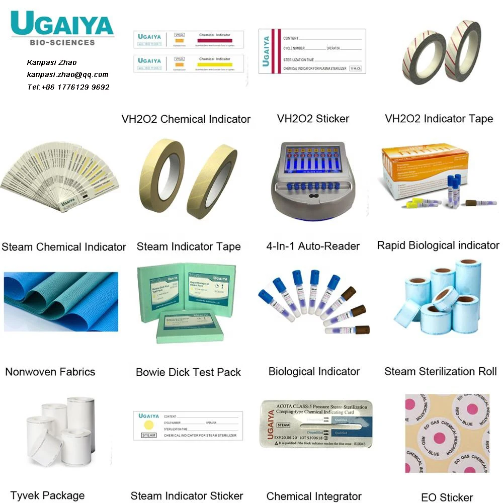 Ugaiya Brand Chemical Indicator Strip for steam, EO, Plasma