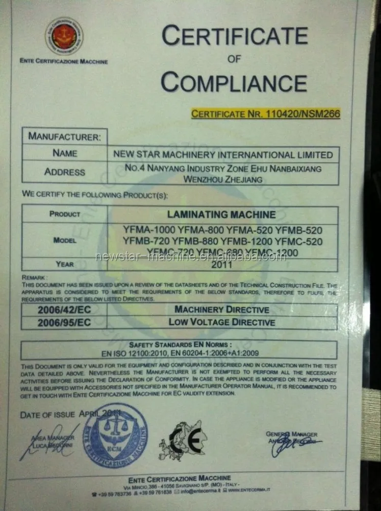 YFMB-750A a2 edge laminating press machine