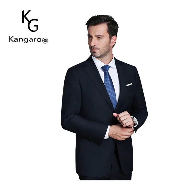 Branded Slim Fit Bespoke Anti Shrink Business Suit For Men