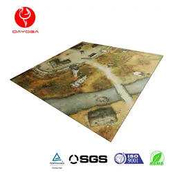 Custom Game Mat For Desk Board Tabletop Card Washable Gaming Sublimation Extended Gaming Battle Mats Adults 36 x36 Game Play Mat