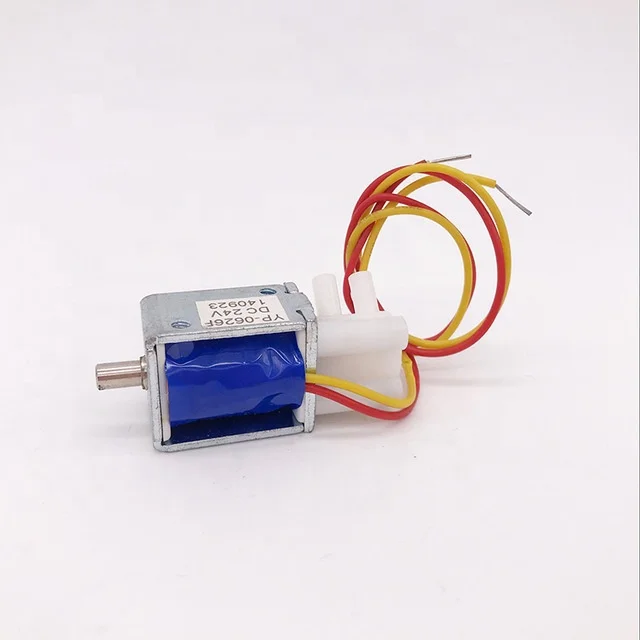 3 способа пластик микро электромагнитный клапан отверстия 2 мм 6V DC 12V 24V свинцово отожмите типа выпускной отработавших газов YP-0626F