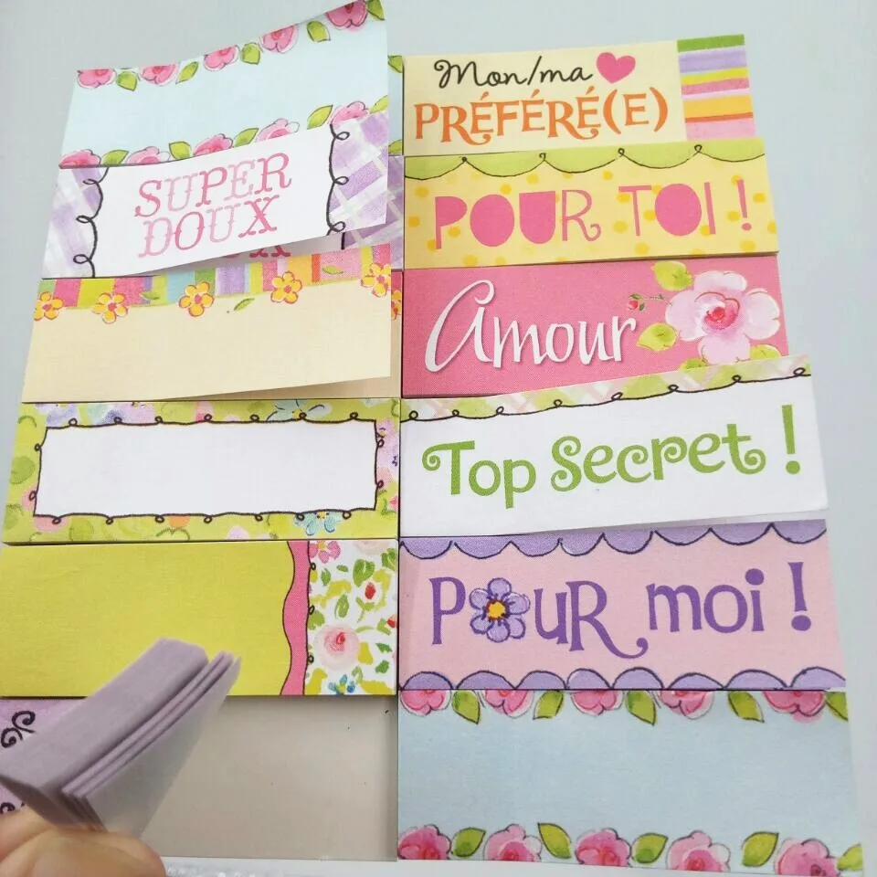 kawaii student stationery Removable Self Adhesive Sticky Notes memo pads