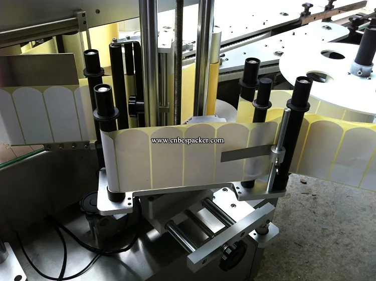 Автоматическая пэт бутылки квадратной бутылки двойная сторона наклейка этикеточная машина