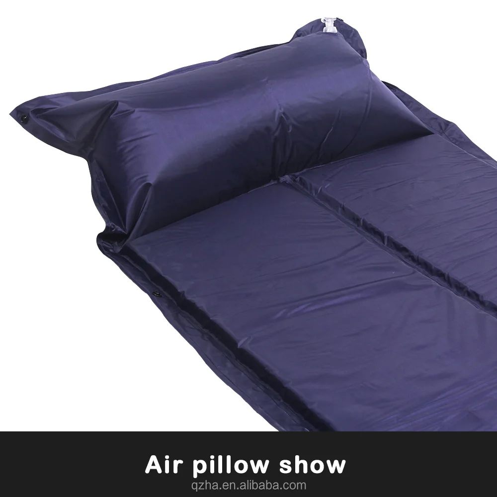 
dark blue outdoor camping automatic self inflating adult sponge/camping mat 