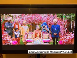 LG20190617-1 Wedding flower arch backdrop Elegant pink peach blossom flower tree backdrop wholesale