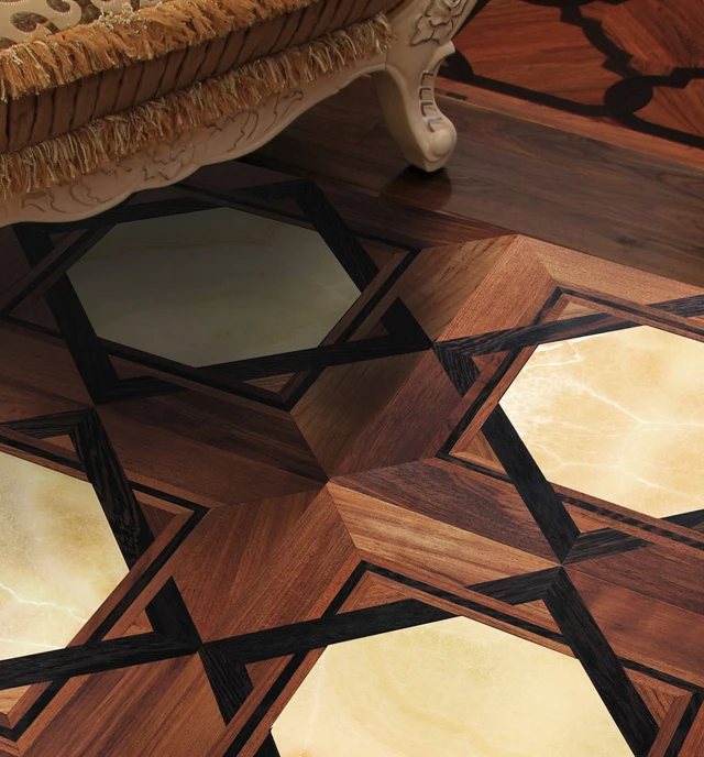 
Natural european oak parquet wood flooring 