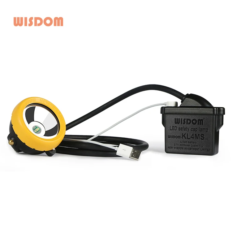 Wisdom KL4MS High quality miners construction cordless cap lamp