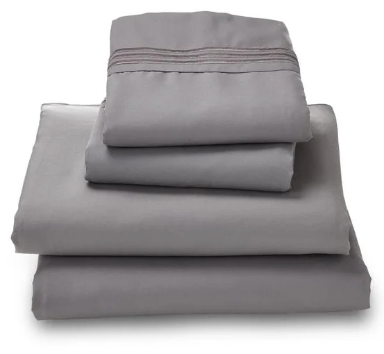 Soft Like 1800tc Egyptian Cotton Microfiber Bed Sheet Set