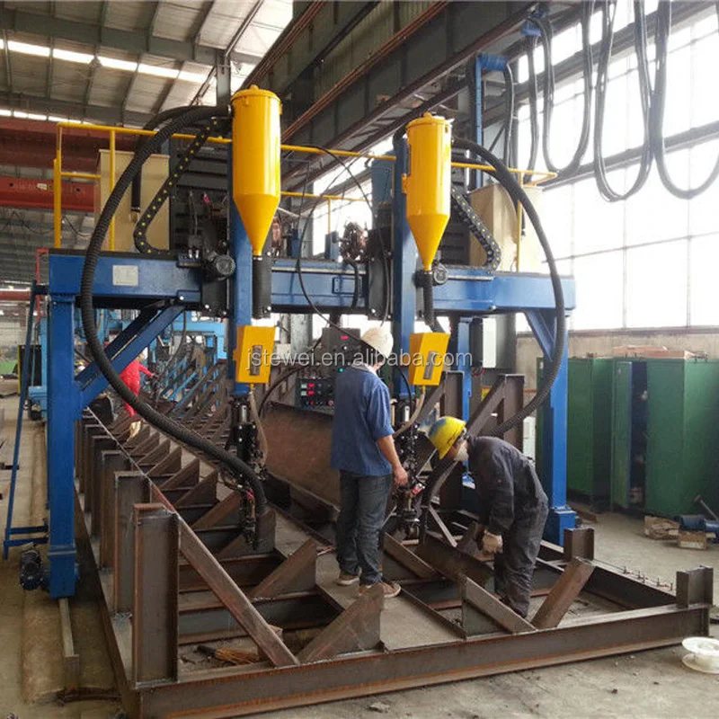 LMHZ-1200-12000 Автоматической дуговой стальных конструкций, h-образная балка, портальный сварочный аппарат