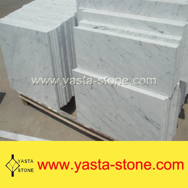 Cheap Carrara White Marble Kitchen Island