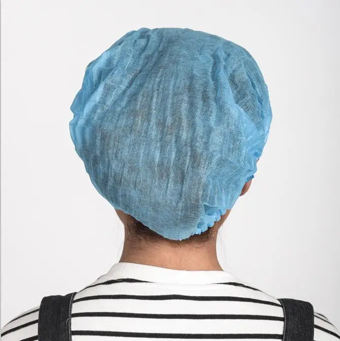Non-Woven/SMS/Surgical/PP/Mop/Crimped/Pleated/Strip/Medical Disposable Clip Doctor Cap Hair Surgical Caps