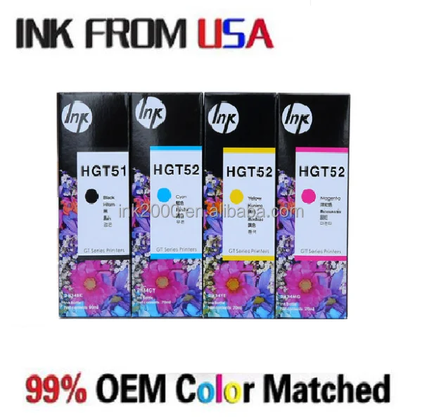 For HP GT5810 GT 5820 GT-51 GT-52  refill ink bottle - Nano Inkjet