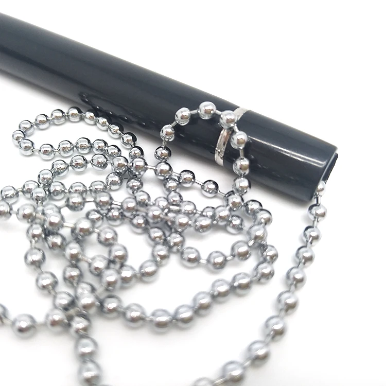 B-9317 Tailor Made Black Plastic Stationery Bank Desk Pen With Chain