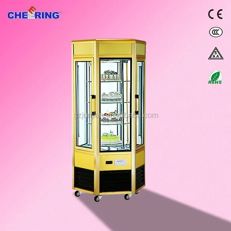 rotating display case / Cake Fridge /cake refrigerator for sale