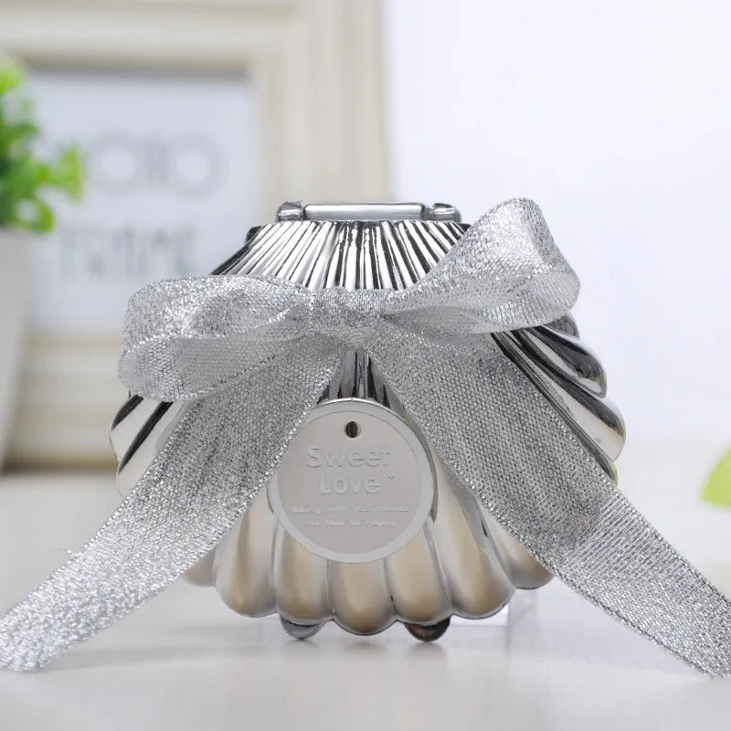 
 Свадебные подарки в форме ракушки, пластиковая коробка для свадебных конфет, свадебные принадлежности  