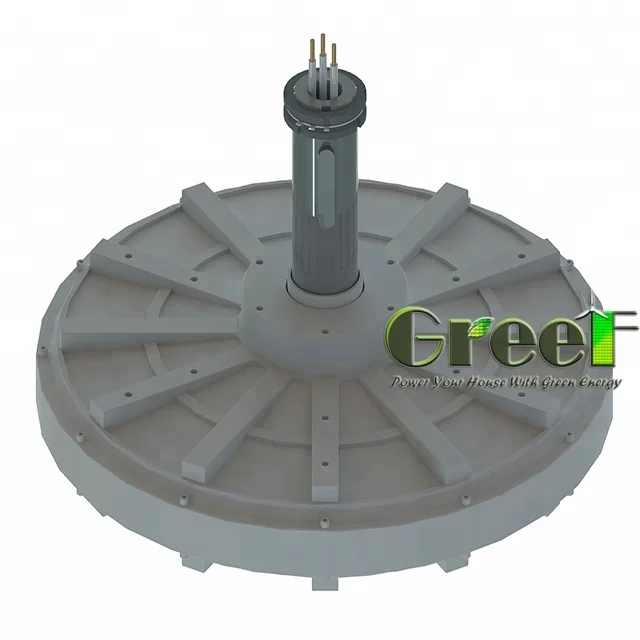 10KW 100RPM 220V 3 phase AC vertical axis PMG