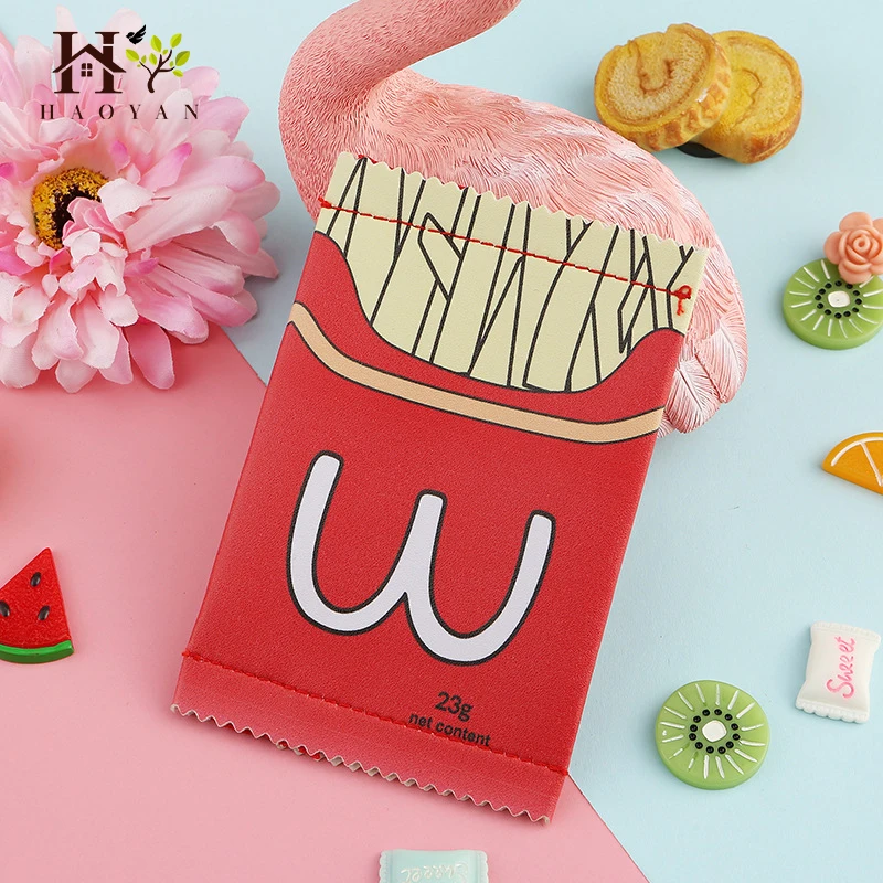 PU Mini Simple Coin Bag Creative Storage Purse Cute Snacks Wallet Simulation Clutch