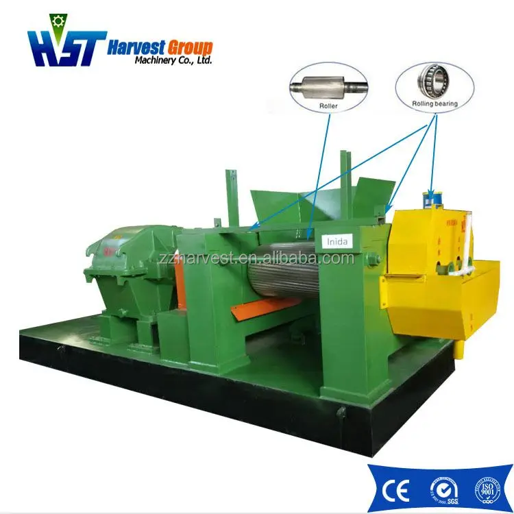 Waste tire recycling machine to grind tire for rubber powder/rubber mulch