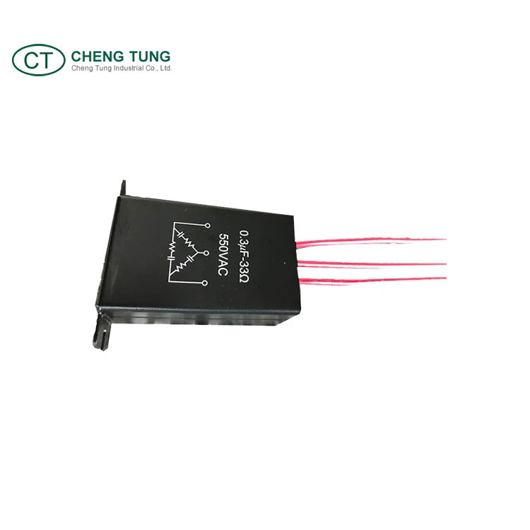 Custom surge protector, machine tool 3-Phase 550V circuit Spark Quencher Film Capacitor