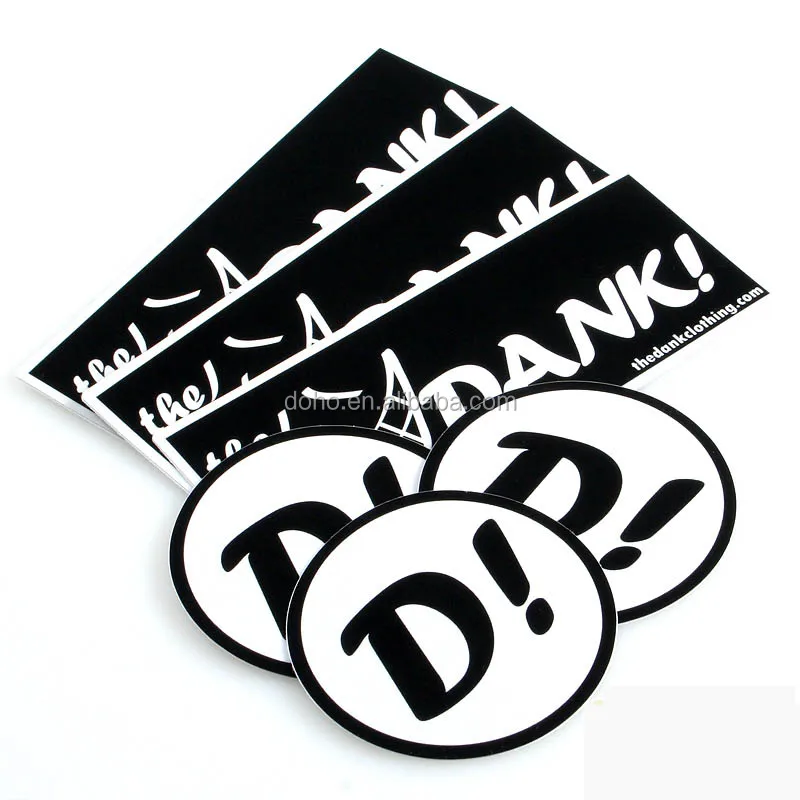 12 years experience Die Cut Logo Custom Stickers&UV Protection Vinyl Stickers
