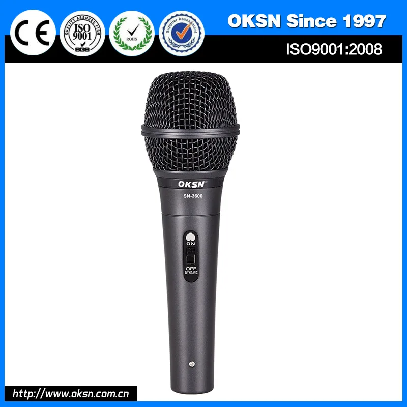 Новинка SN-3600 караоке микрофон для dvd плеер с низкой ценой