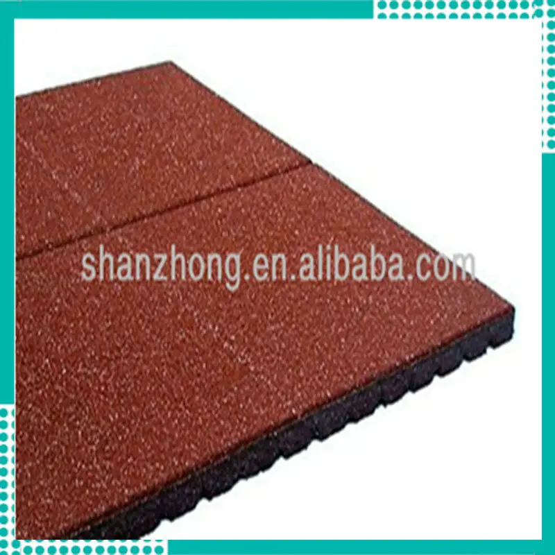 Reliable Manufacturer Wholesale Recycled Rubber Roof Tiles Rubber Flooring Pad Rubber Tiles
