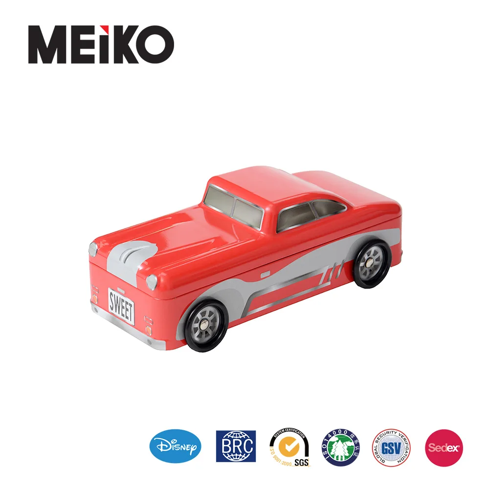 
 Изготовленная на заказ детская Игрушечная машина, металлическая упаковка, жестяная коробка с 4 движущимися колесами  