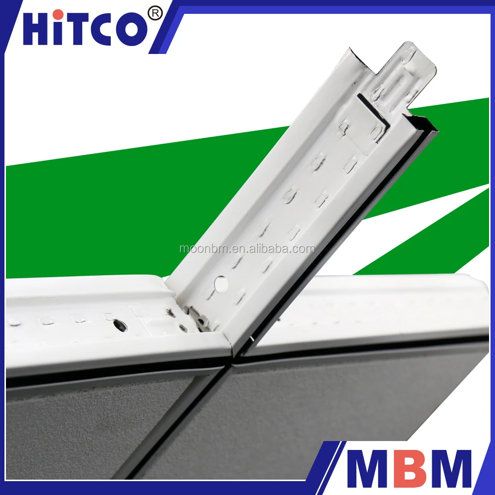 
China Hot Sale 24T Flat Galvanized Steel suspended Ceiling t grid for building 