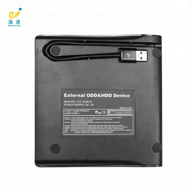 USB 3.0 Slim External Enclosure For Optical SATA Burner