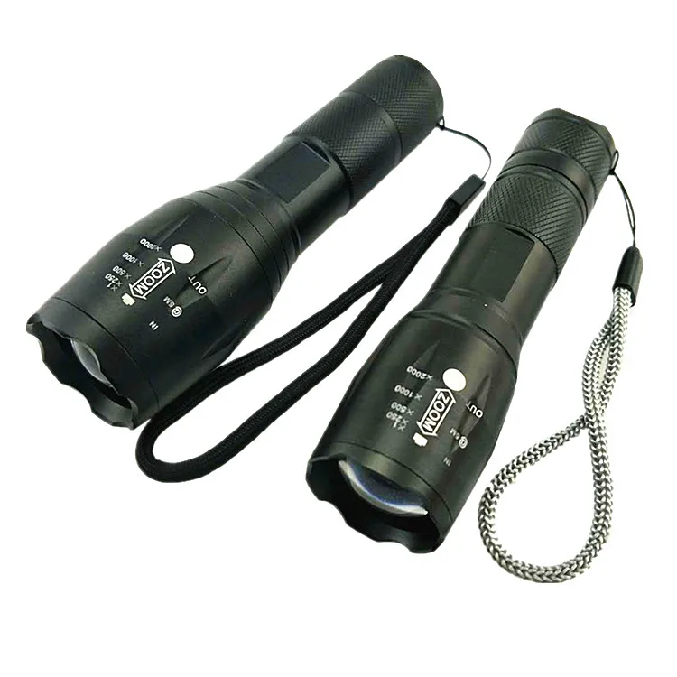 1000 Super Bright High Lumen Led Flashlight,XML T6 10W 5 Modes Zoom Water Resistant Led Emergency Torch Light For Camping