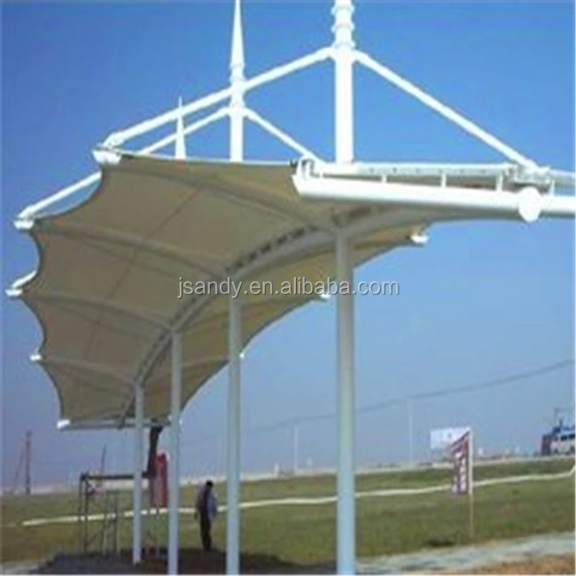 New design China professional manufacture tensioned fabric stadium tent membrane structures