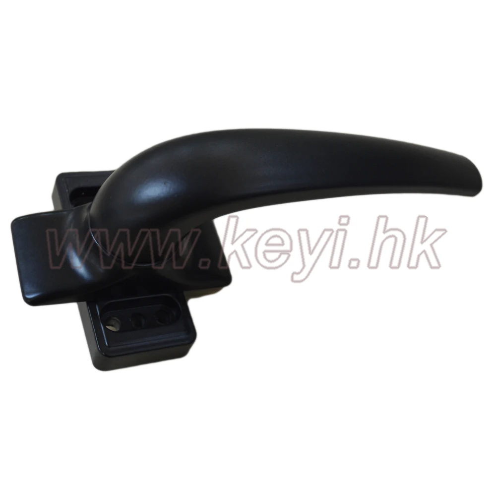 KEYI DL09 Black Lock Set Main Aluminum Lever Door Handle