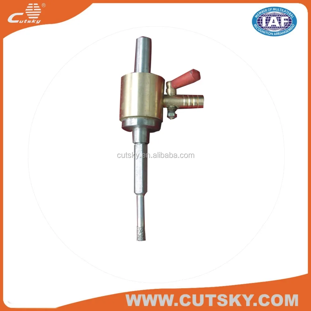 High quality water swivel for glass drill