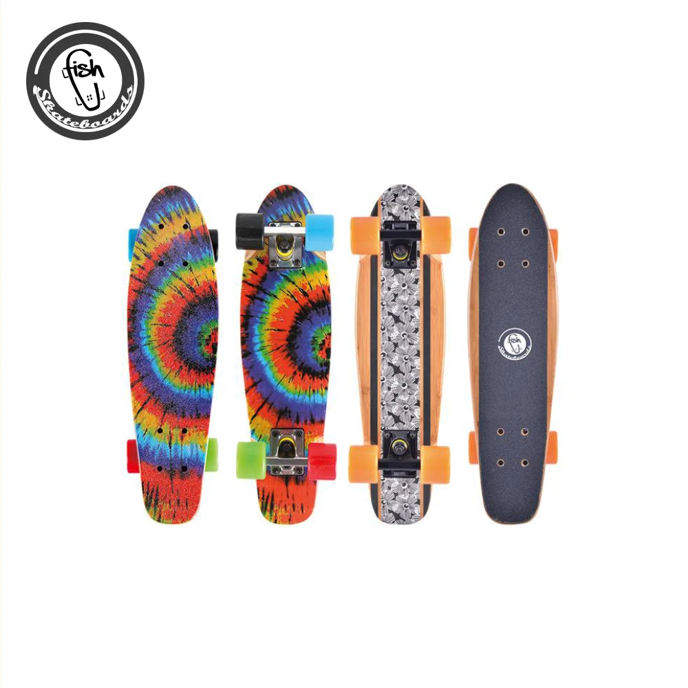 Дешевые настроить рюкзак палец древесины бамбука скейтборд Balance двухслойные