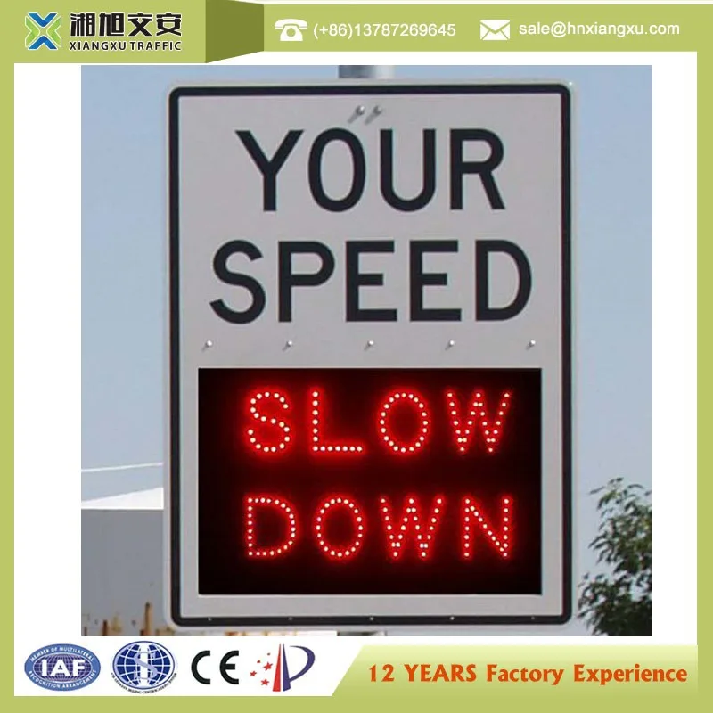 Factory price car speed radar detector cheap radar speed sign