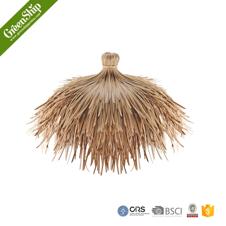 Greenship manufacturer wholesale High quality synthetic thatch umbrella, thatch hut, gazebo, kiosk