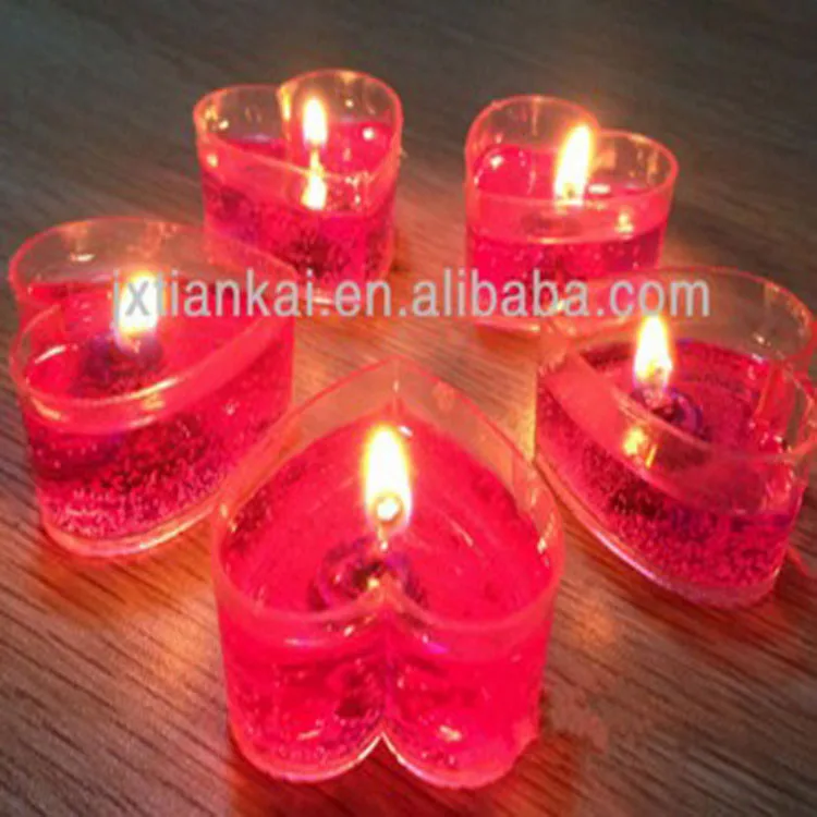 
decorative scented gel wax gel candle wholesale 
