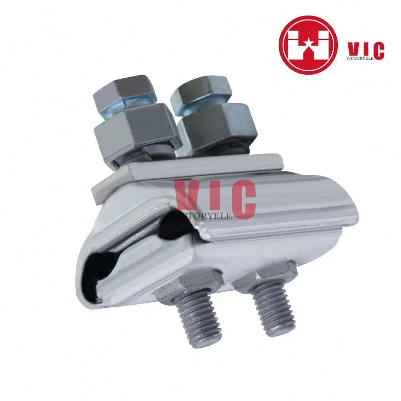 Overhead Line Hot DIP Galvanized Steel With Parallel Groove Clamp Iron Tower Fixing OPGW Cable Single Jumper Clamp