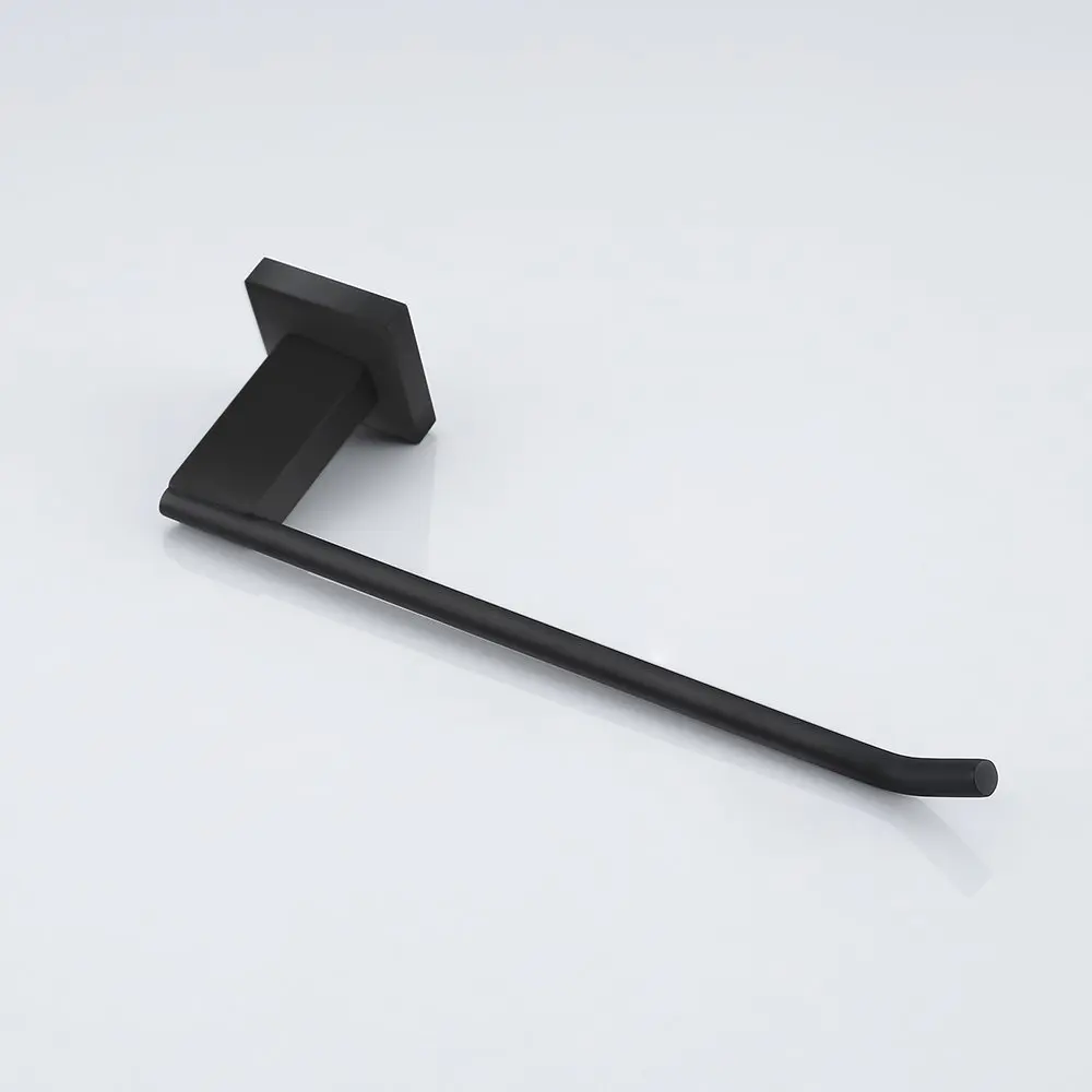 
Matte Black Towel Ring, Towel Holder for Bathroom SUS304 Stainless Steel Wall Mount 