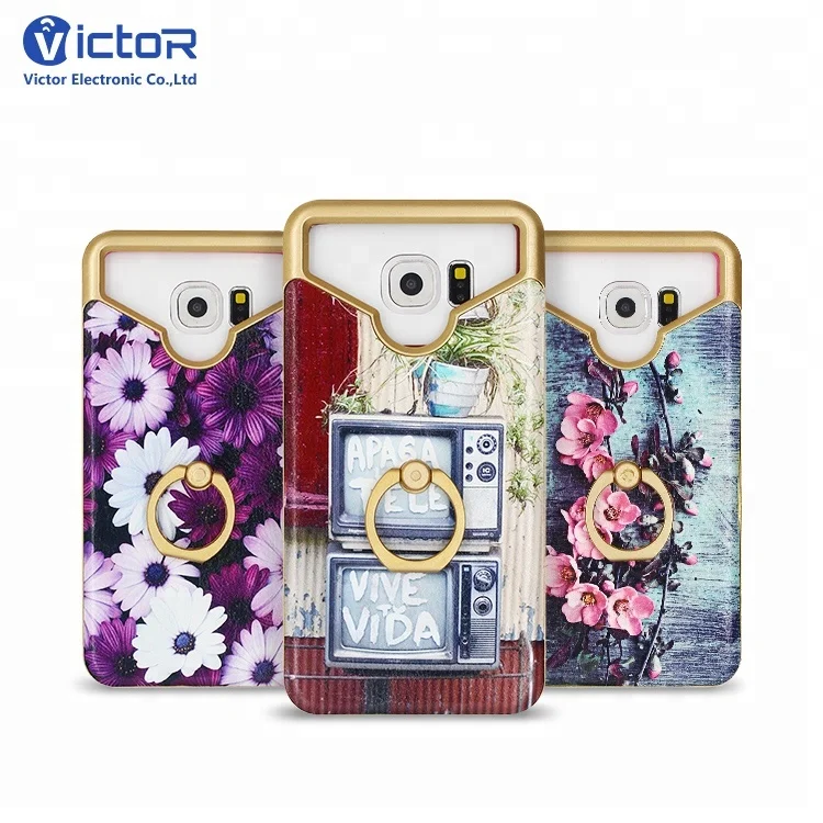 Universal Ring Holder OEM Leather Sticker Mobile Case Mobile Phone Accessory For Android Phones