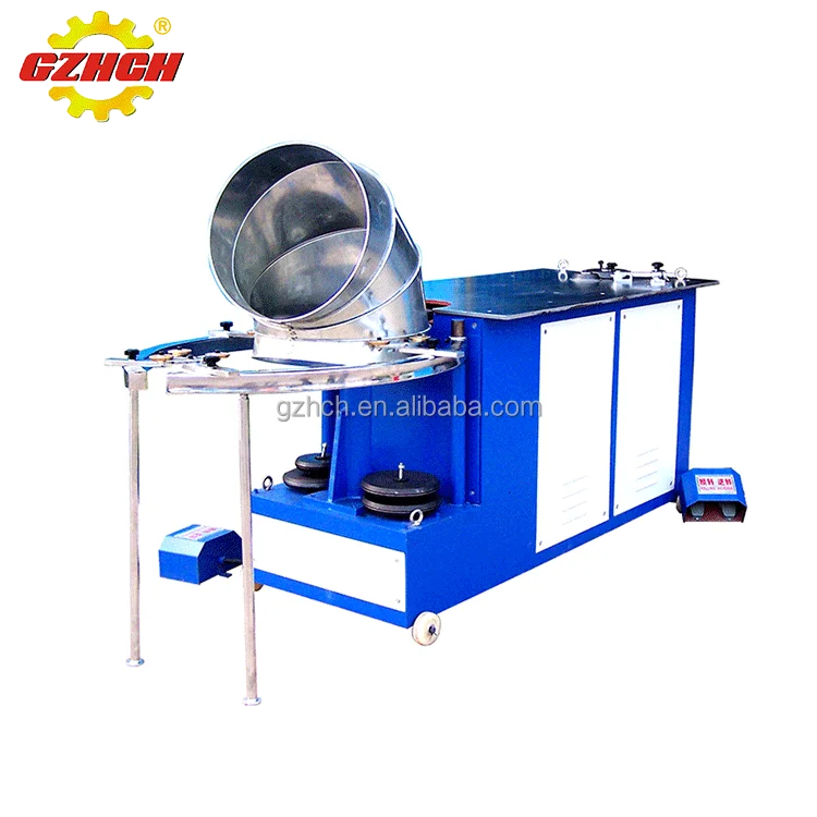 Gold supplier circular pipe elbow maker machine for round duct