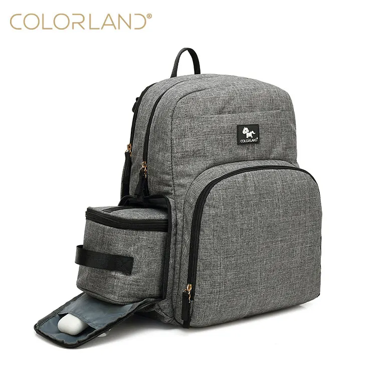 
Insulated Food Container Baby Changing Backpack Mummy Breast Pump Bag 