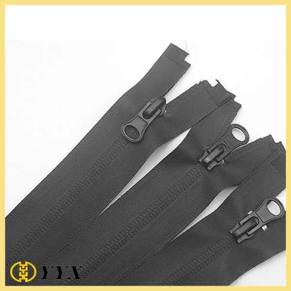 
Waterproof reverse coil zipper open ended 