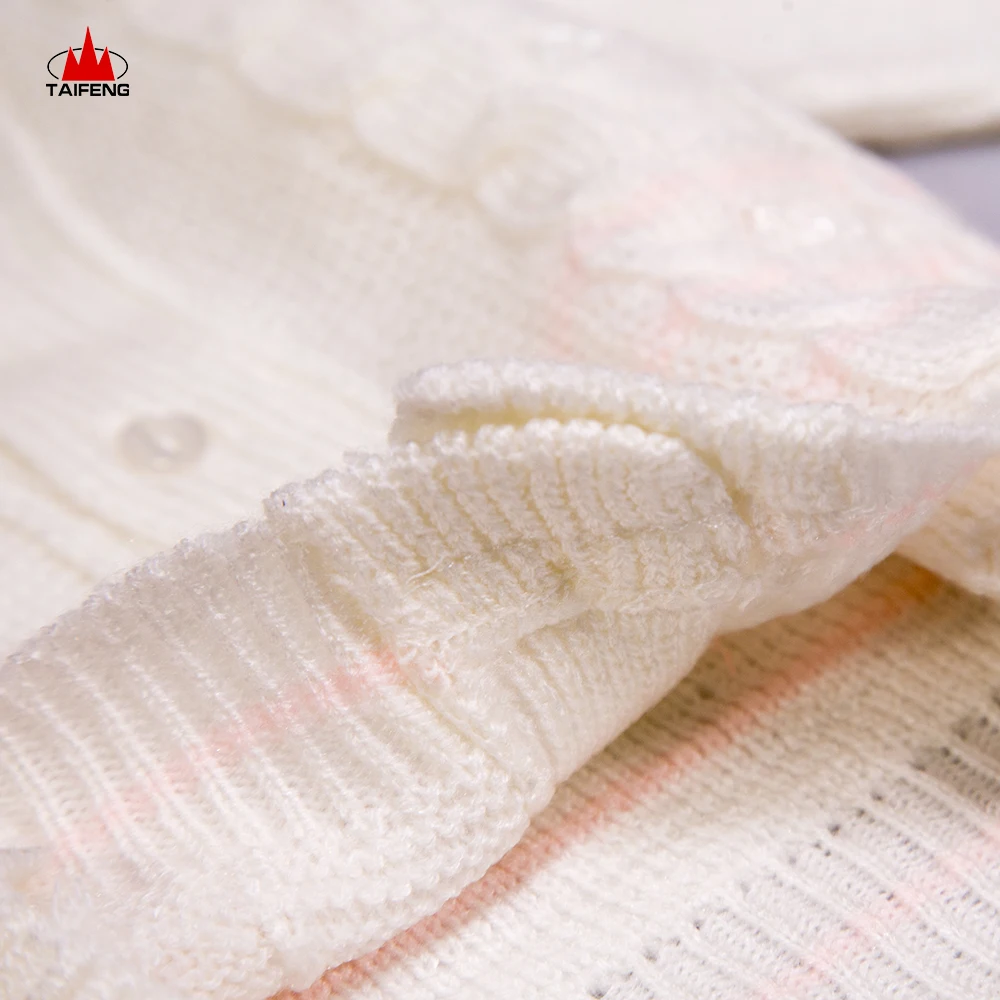 
Hot Sale 100% Acrylic Factory Supply New Born Baby Sweater Design 