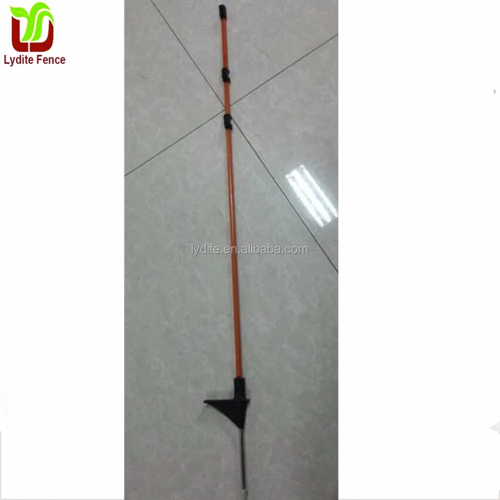 Adjustable Insulator Fiberglass Fence Post For Wire Mesh Netting Electric Fence Posts